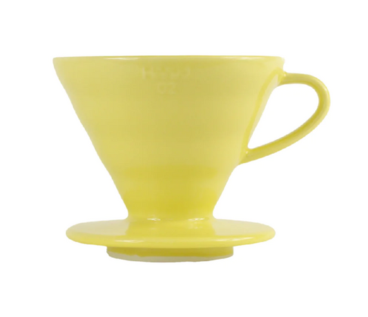 Hario V60-02 Ceramic Dripper - Lemon Yellow