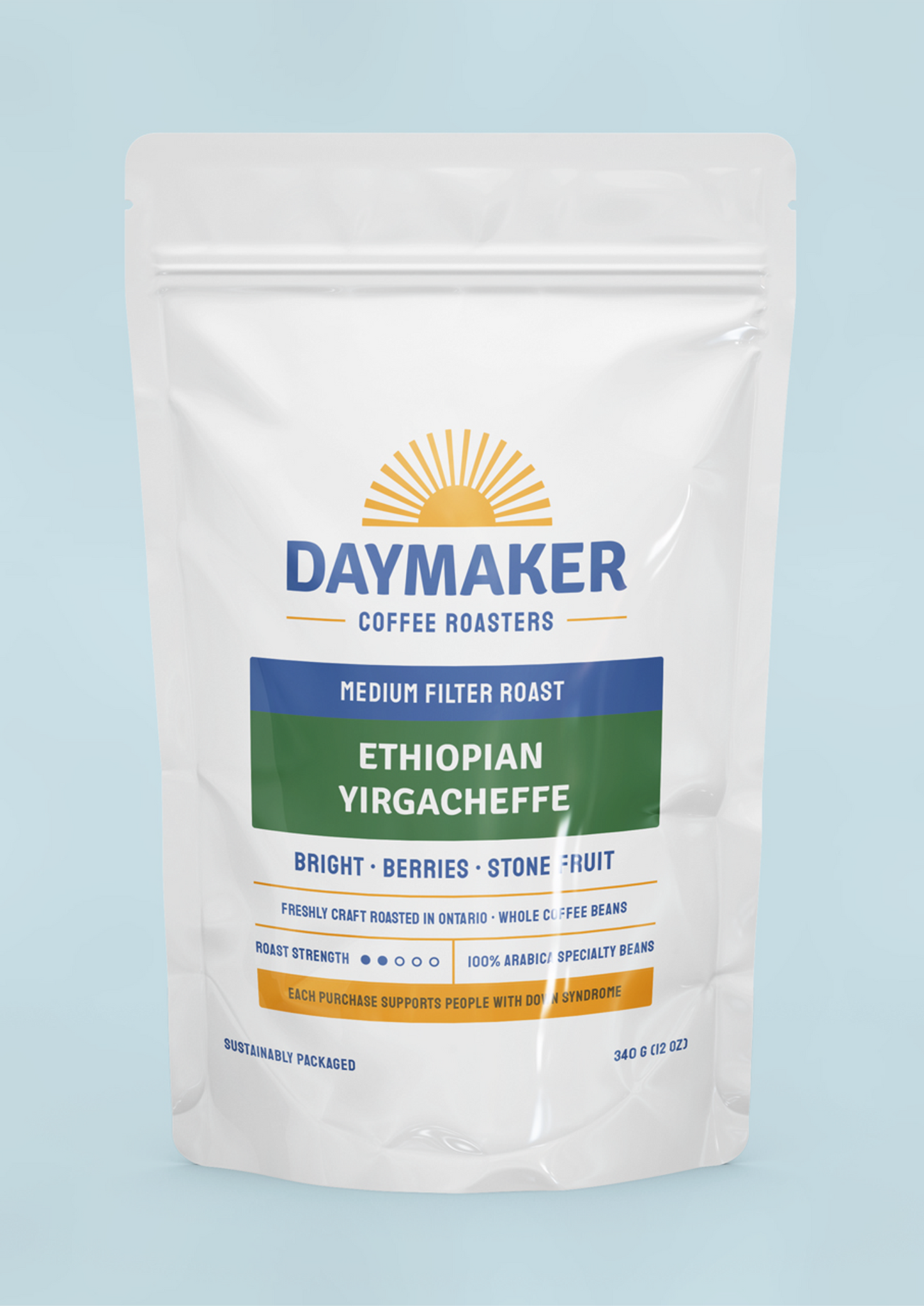 Daymaker Coffee Ethiopian Yirgacheffe Image of Pouch